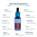 Blue Nectar Manjistha & Berry Face Serum with Vitamin C & E | Grocsy