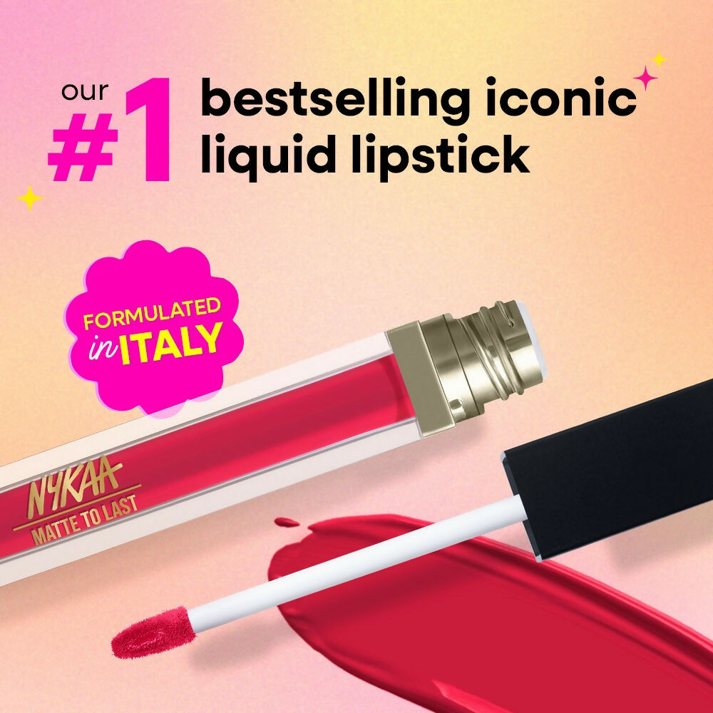 Nykaa Matte To Last ! Transferproof Liquid Lipstick - Mishti -10 | Grocsy