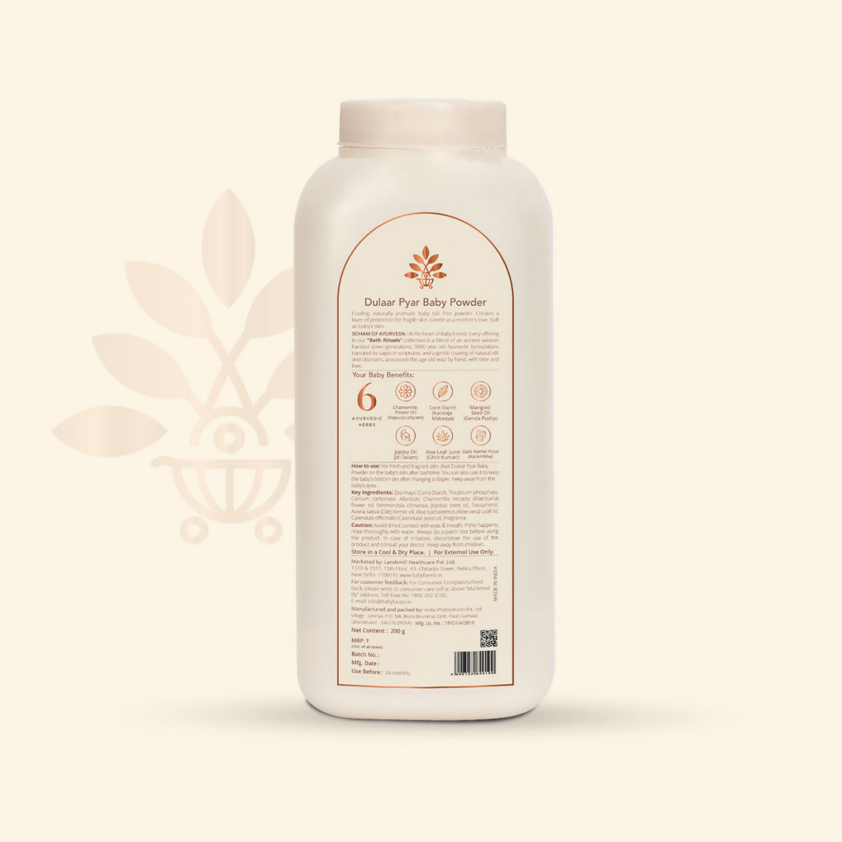 Baby Forest Dulaar Pyar Talc-Free Baby Powder | Grocsy