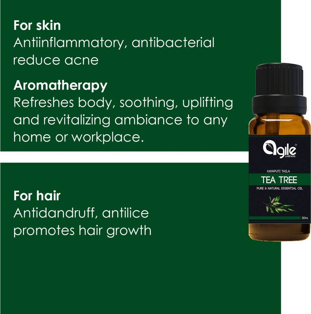 Agile Wellness Tea Tree Essential oil | Grocsy
