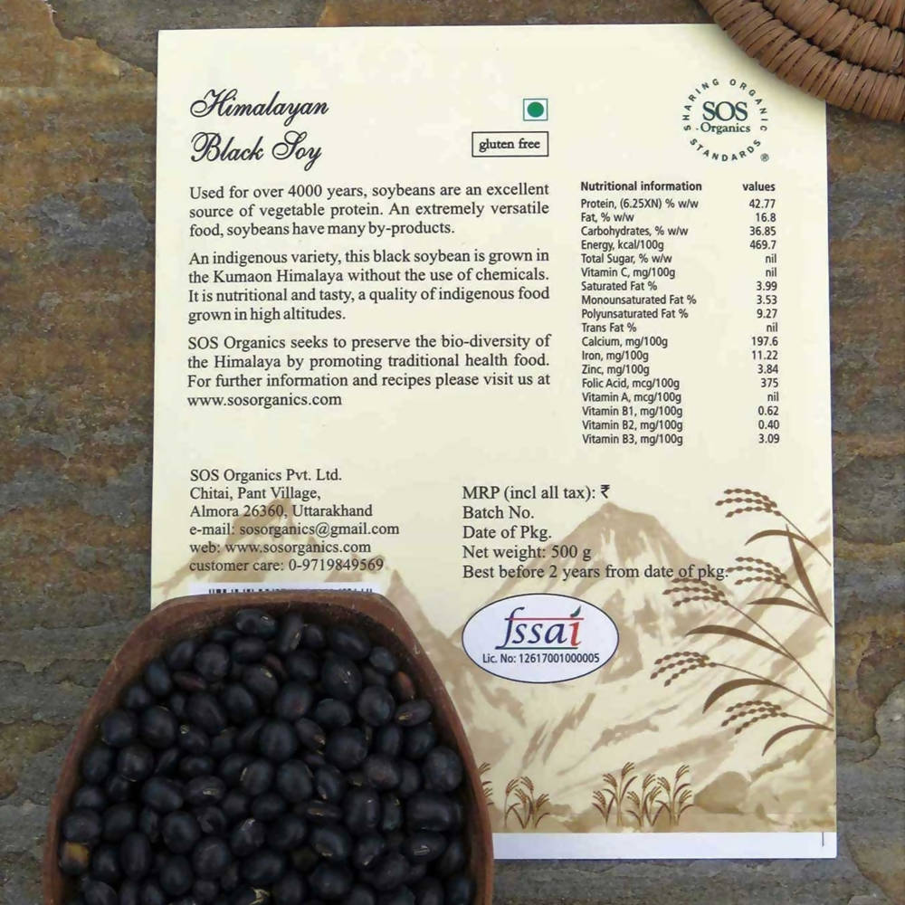 SOS Organics Himalayan Black Soy | Grocsy