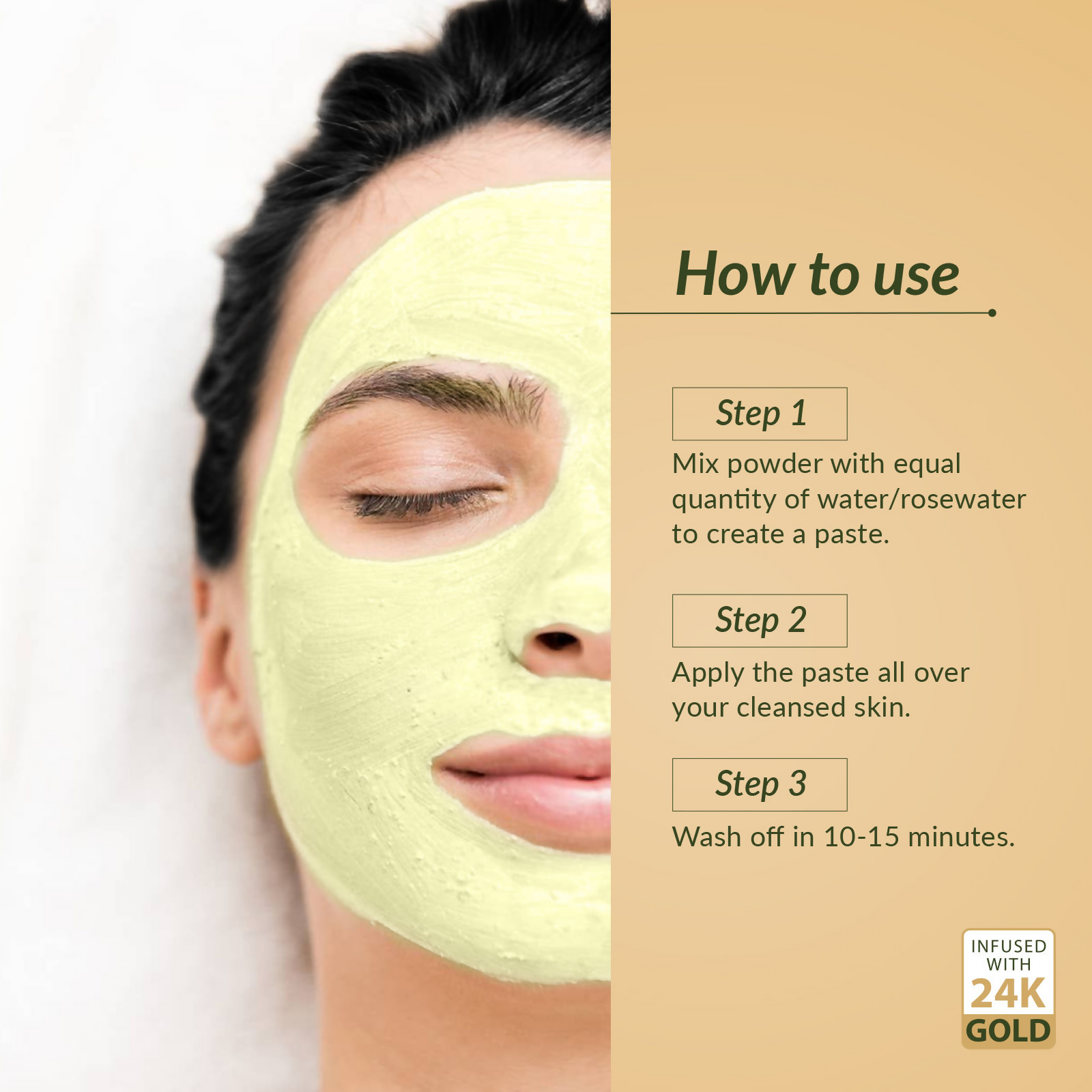 Lotus Botanicals Ubtan De-Tan Radiance Face & Body Mask | Grocsy
