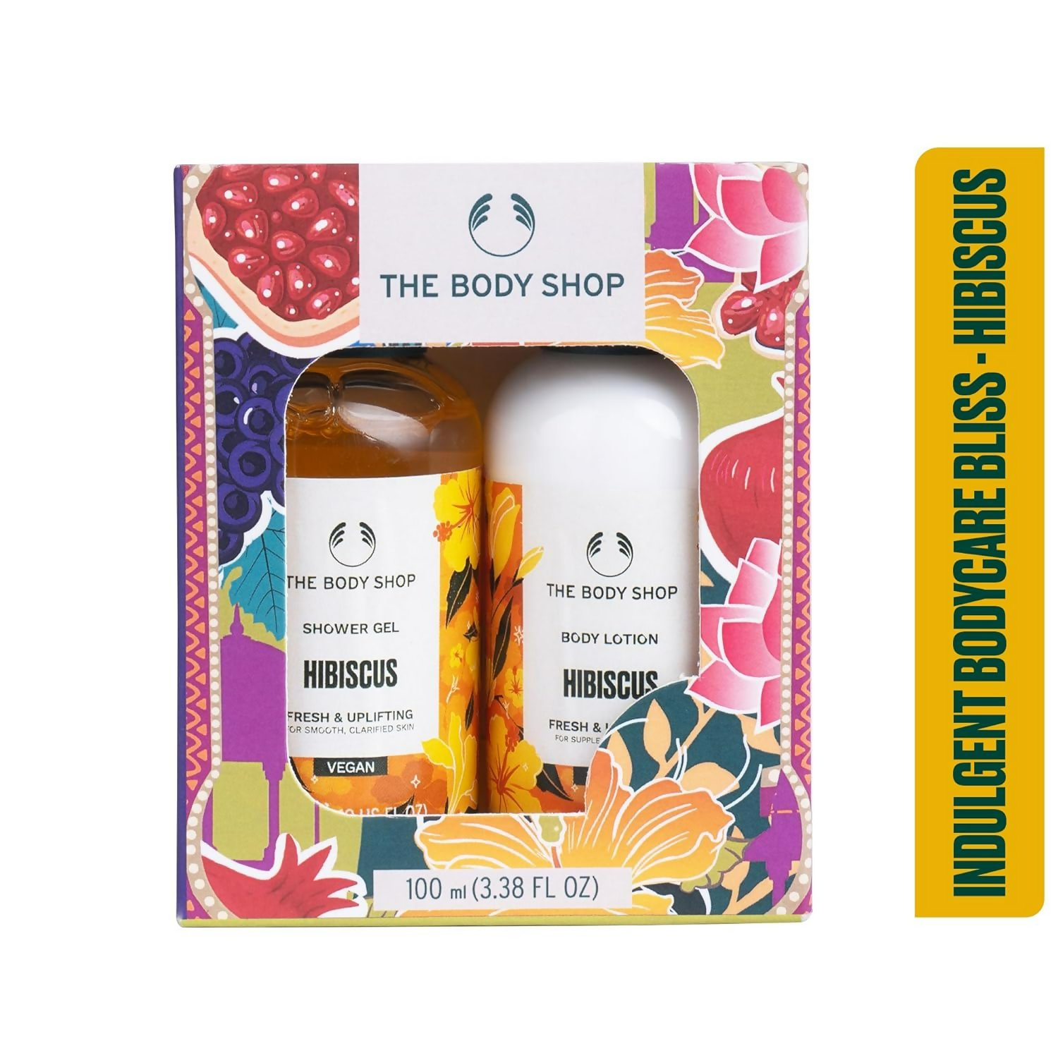 The Body Shop Hibiscus Shower Gel & Body Lotion Gift Set Kit | Grocsy