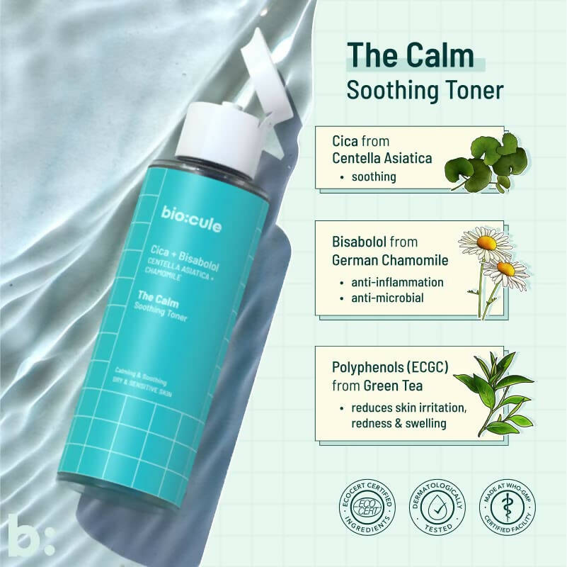 Biocule The Calm Soothing Toner for Skin Calming & Soothing | Grocsy