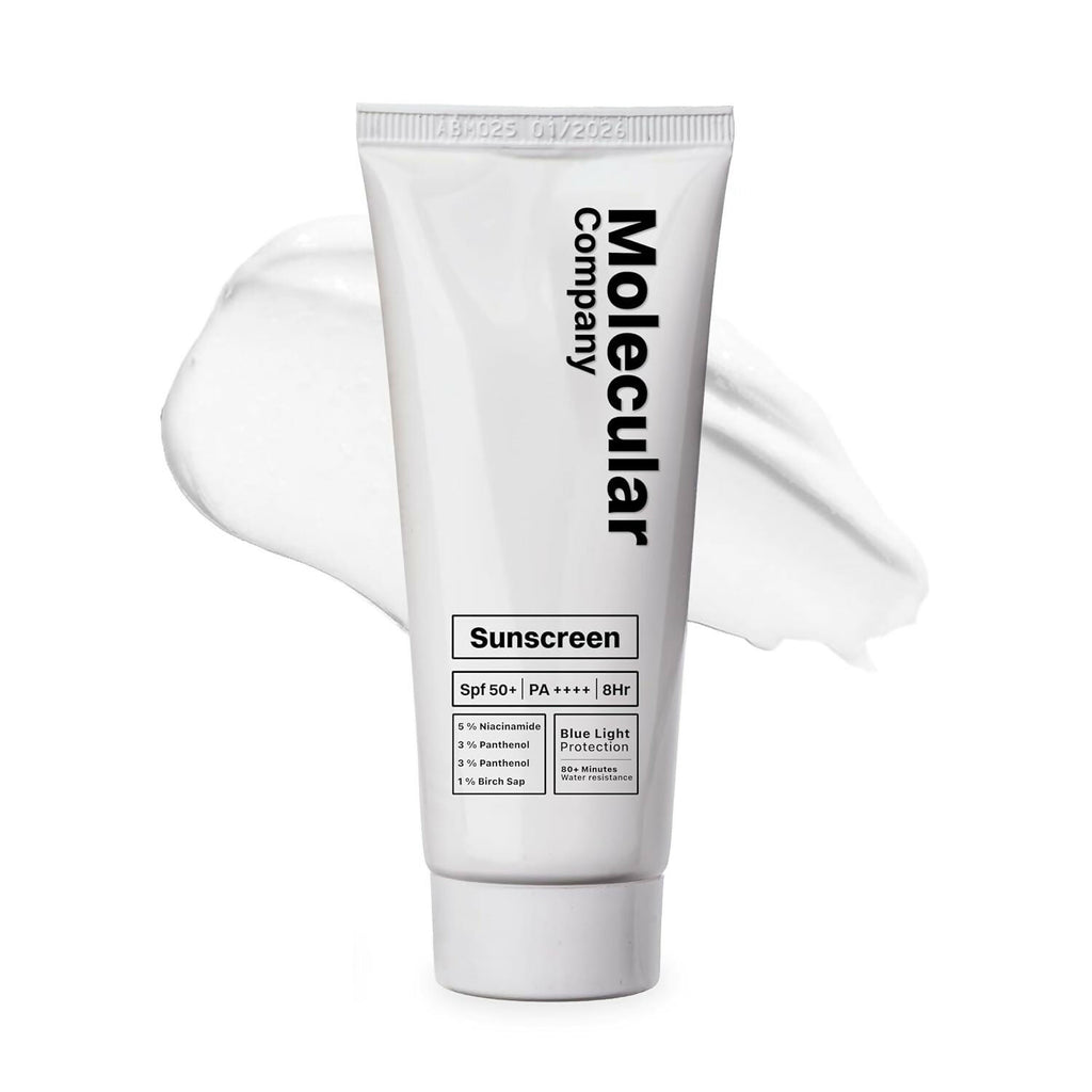 Molecular Company SPF 50+ Pa++++ 5% Niacinamide 3% Panthenol Sunscreen | Grocsy