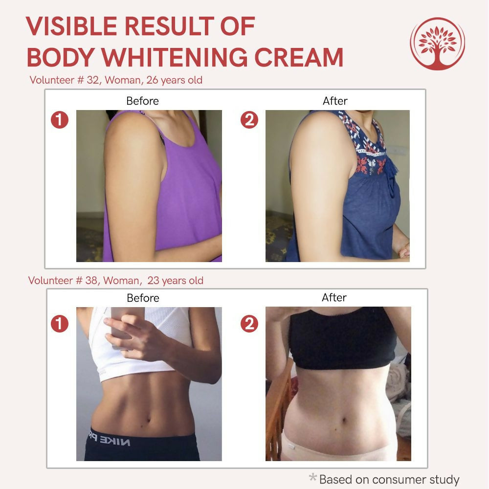 Ivory Natural Body Whitening Cream - Achieve Even Skin Tone And Smooth Texture For A Radiant Glow | Grocsy