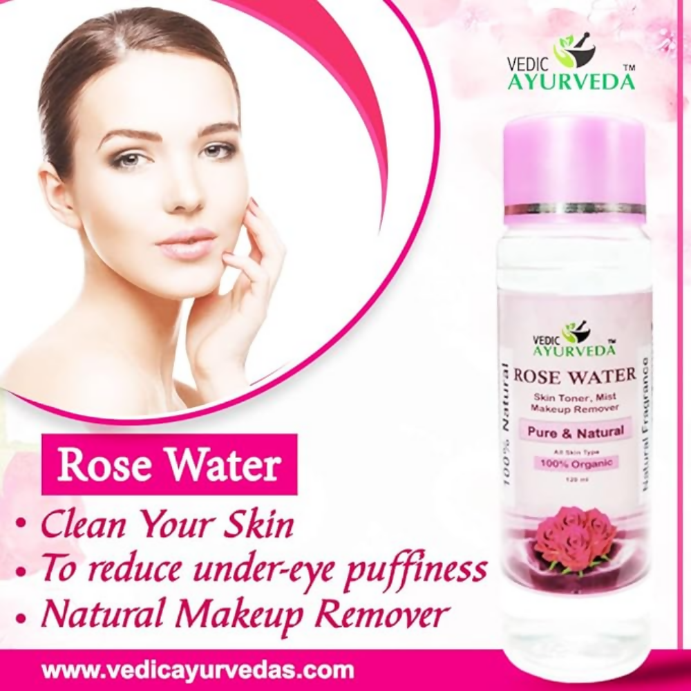 VedicAyurveda Rose water | Grocsy
