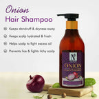 NutriGlow NATURAL'S Onion Hair Shampoo | Grocsy