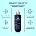 Dermistry Bond Repair & Restore Hair Serum & Shampoo TeraBond Maleic Acid Protein | Grocsy
