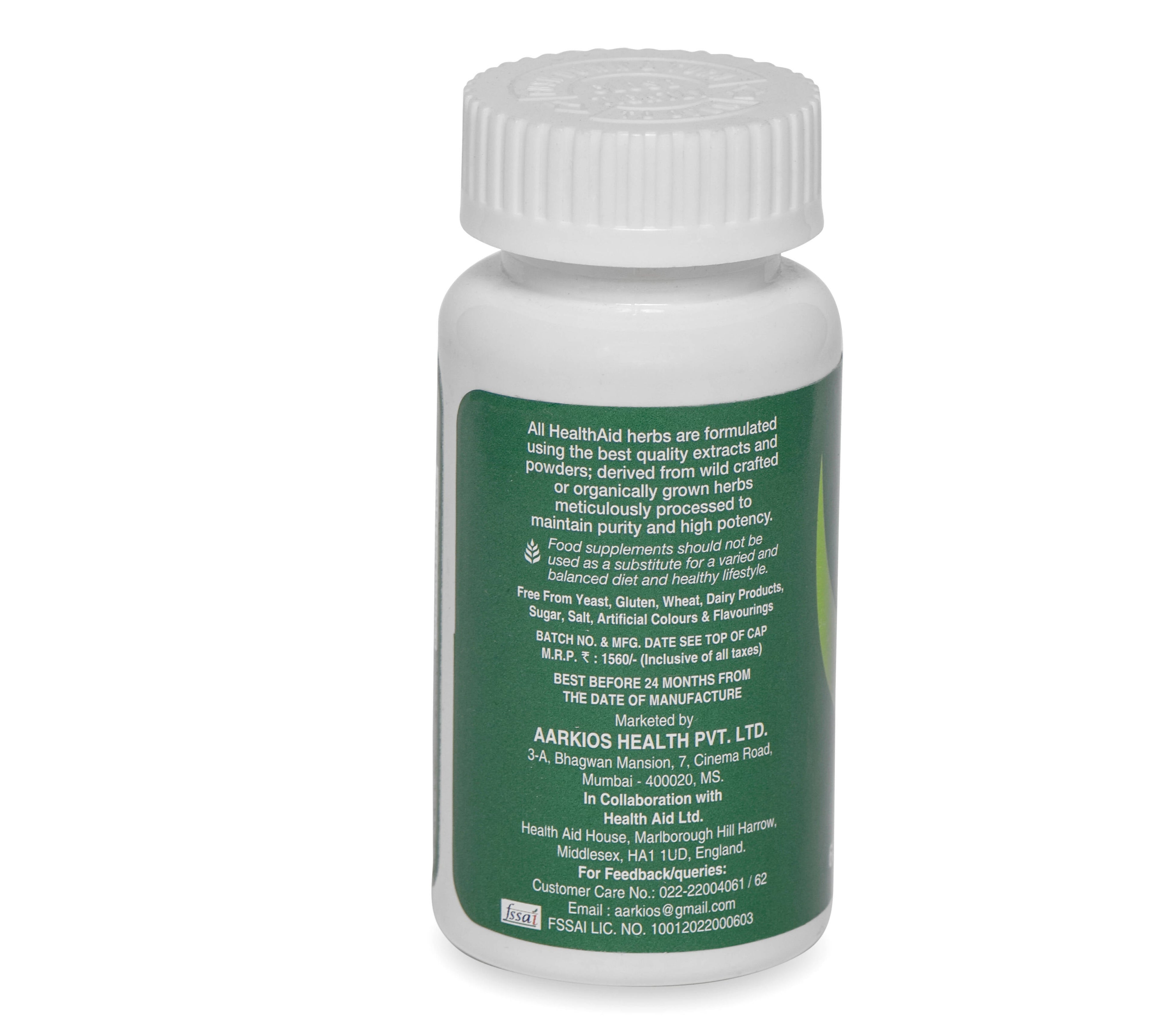 HealthAid Agnus Castus 550 mg Tablets | Grocsy