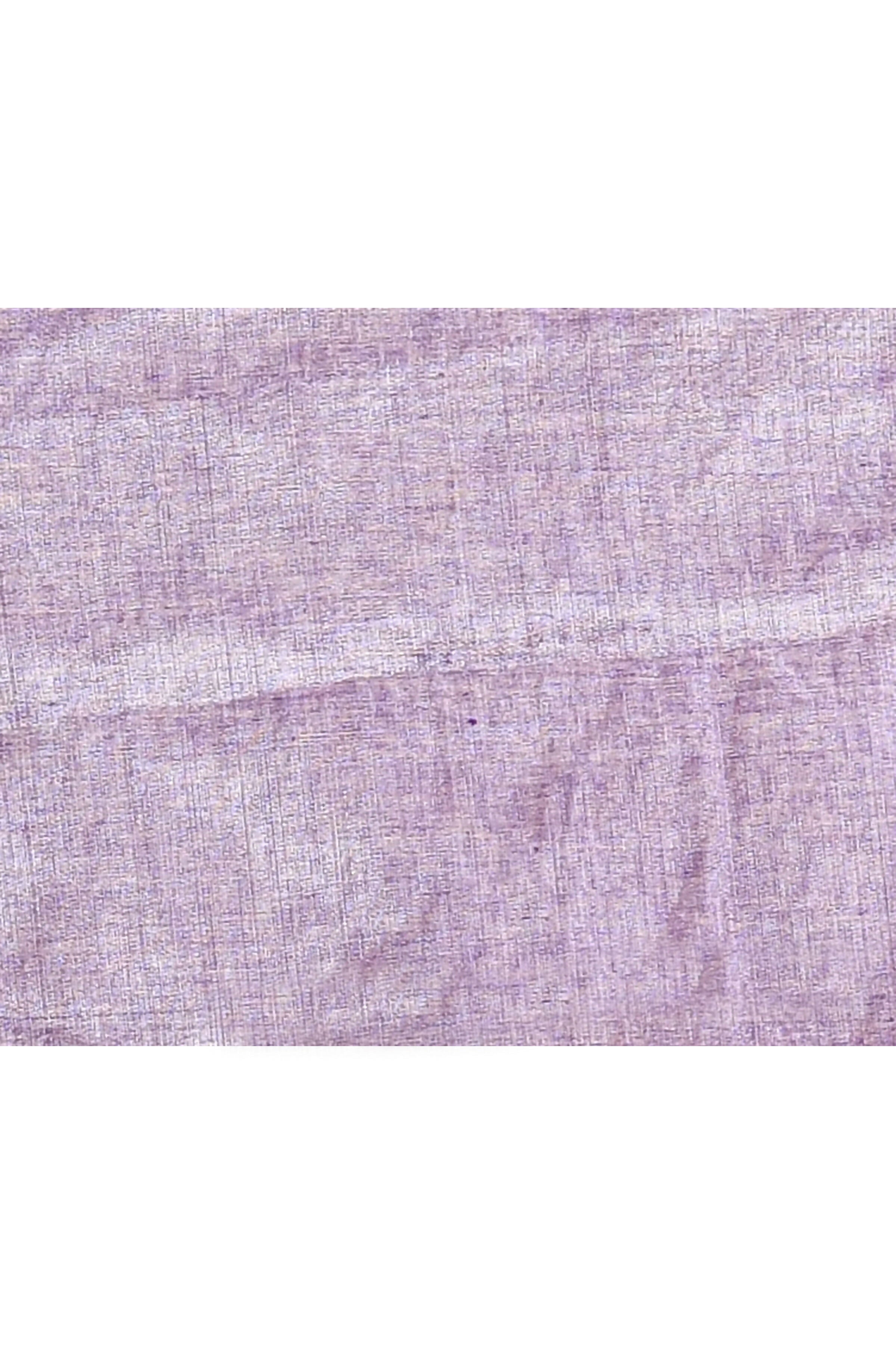 Piyari Fashion Women's Lavender Dual Tone Organic Tissue Saree With Blouse Piece | Grocsy
