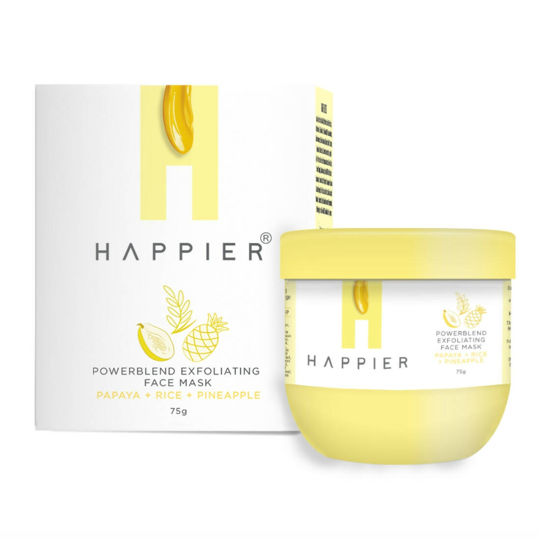 Happier Powerblend Exfoliating Face Mask | Grocsy