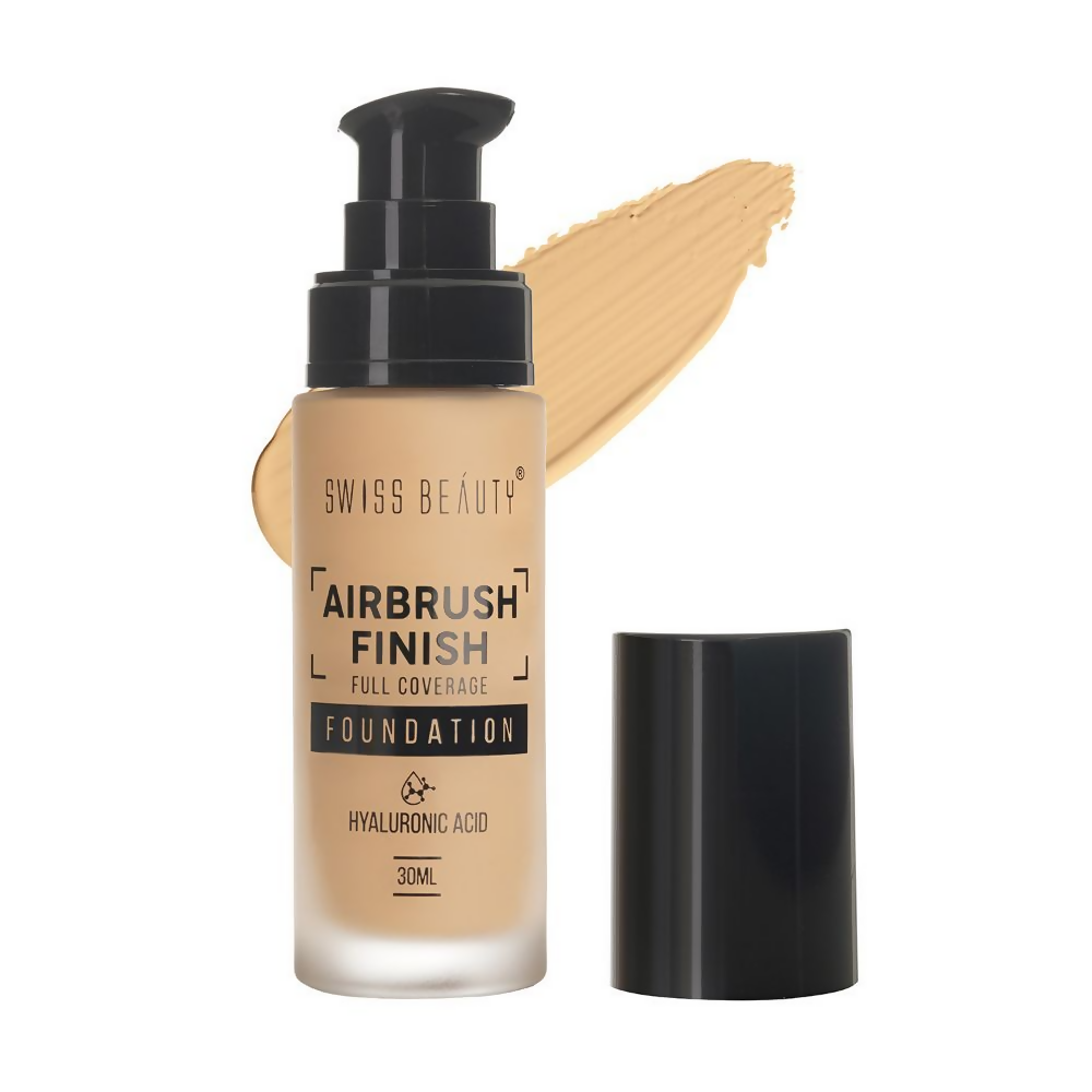 Swiss Beauty Airbrush Finish Full Coverage Foundation - Fair Ivory | Grocsy