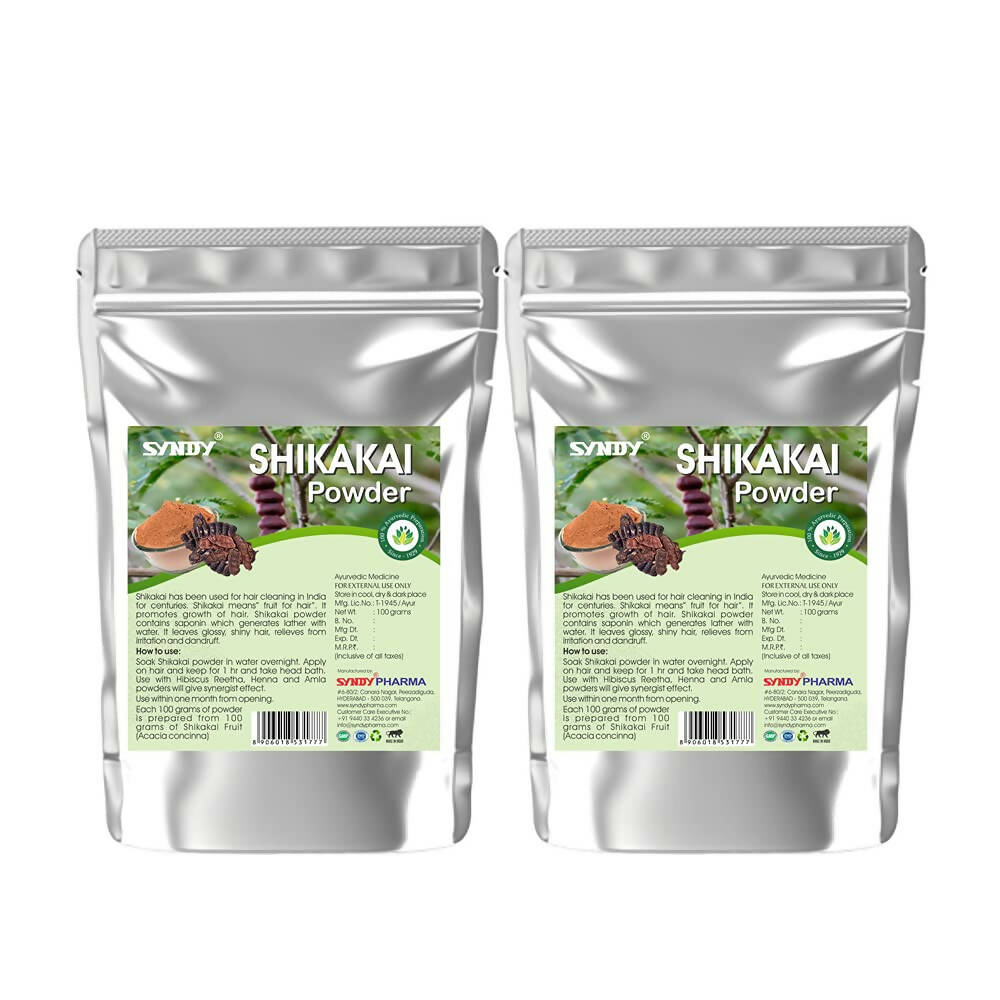 Syndy Pharma Shikakai Powder for Hair Care | Grocsy