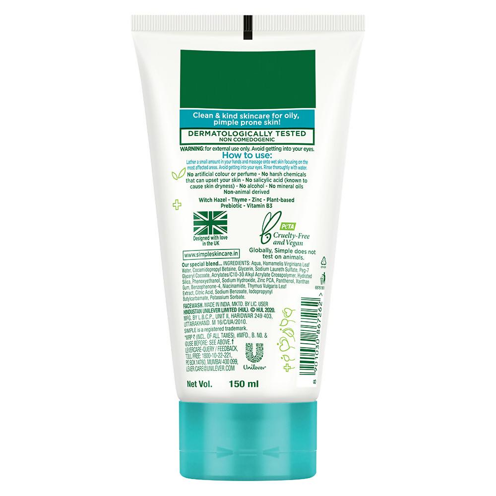 Simple Purifying Gel Face Wash | Grocsy