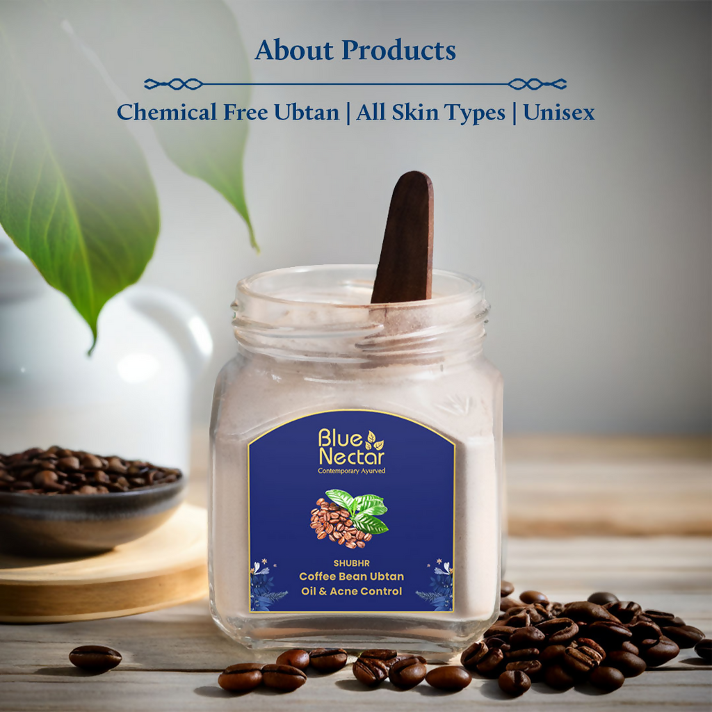Blue Nectar Coffee Bean Ubtan Face Pack | Grocsy