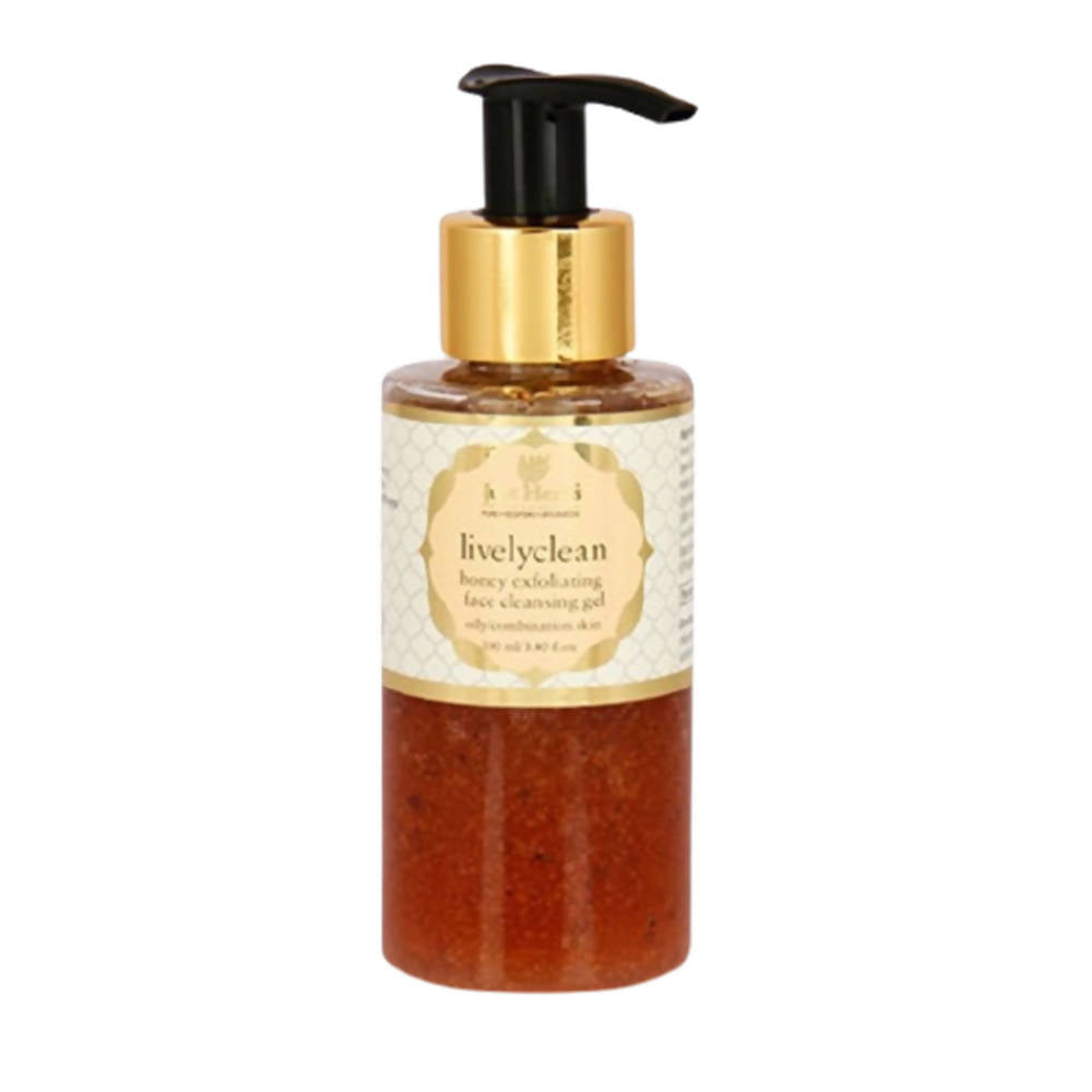 Just Herbs Livelyclean Honey Exfoliating Face Cleansing Gel | Grocsy