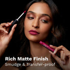 Pilgrim Liquid Matte Lipstick with Hyaluronic Acid - Kinky Pink | Grocsy