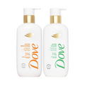 Dove Glow Recharge Exfoliating & Acne Clear Serum Body Wash Combo | Grocsy