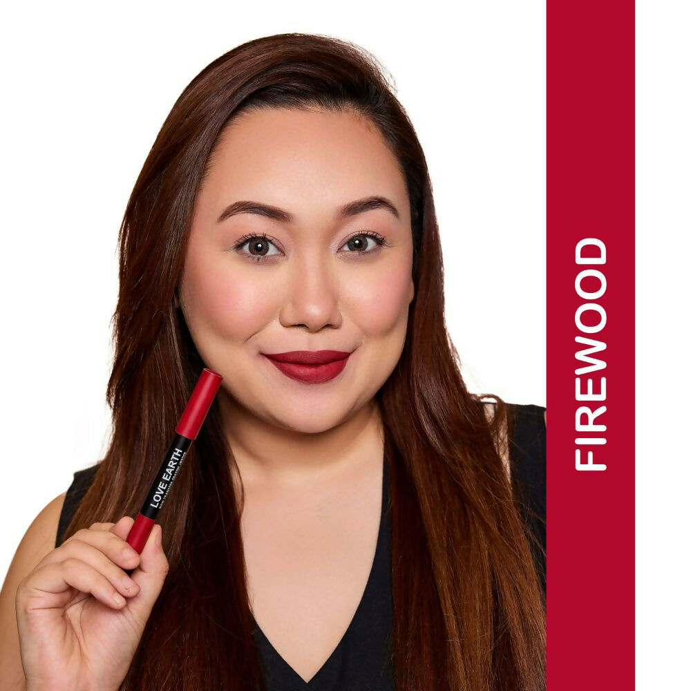 Love Earth Non Transfer Crayon Lipstick-Firewood | Grocsy