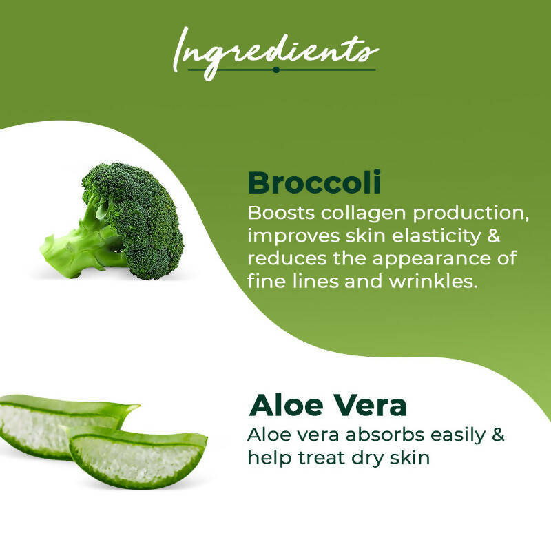 Organic Harvest Vitamin A Organic Face Serum with Broccoli & Aloe Vera | Grocsy