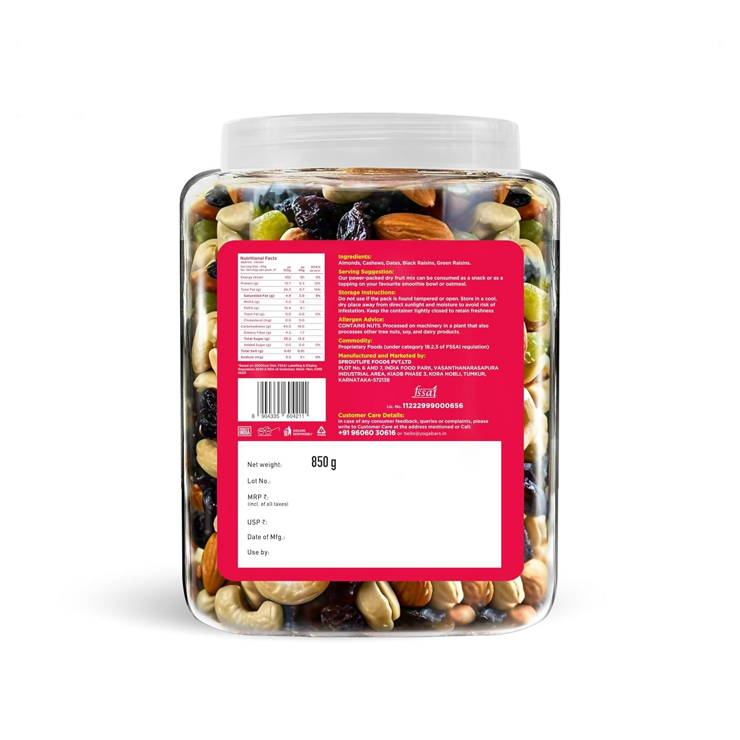 Yoga Bar Daily Health, Protein & Panchmeva Mix Combo | Grocsy