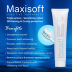 Maxisoft Sensitive Sensitivity Relief Toothpaste | Grocsy