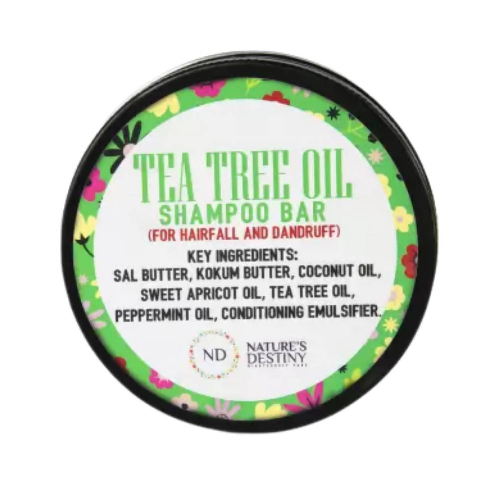 Nature's Destiny Tea Tree Oil Shampoo Bar | Grocsy