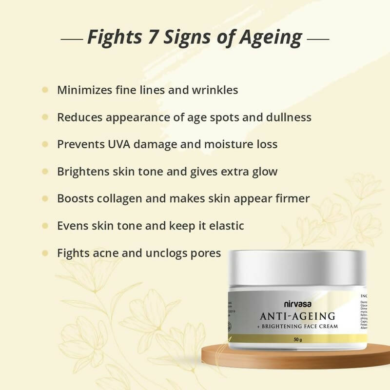 Nirvasa Anti-Ageing & Brightening Cream | Grocsy