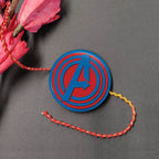 Indianvibez Avengers Metal Rakhi with Fridge Magnet - Kids Rakhi | Grocsy