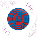 Indianvibez Avengers Metal Rakhi with Fridge Magnet - Kids Rakhi | Grocsy