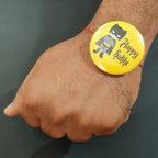Indianvibez Batman Metal Rakhi with Fridge Magnet - Kids Rakhi | Grocsy