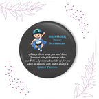 Indianvibez Brother is Superhero Metal Rakhi with Fridge Magnet - Kids Rakhi | Grocsy