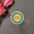 Indianvibez Caring Bhabhi Metal Rakhi/Lumba with Fridge Magnet - Kids Rakhi | Grocsy