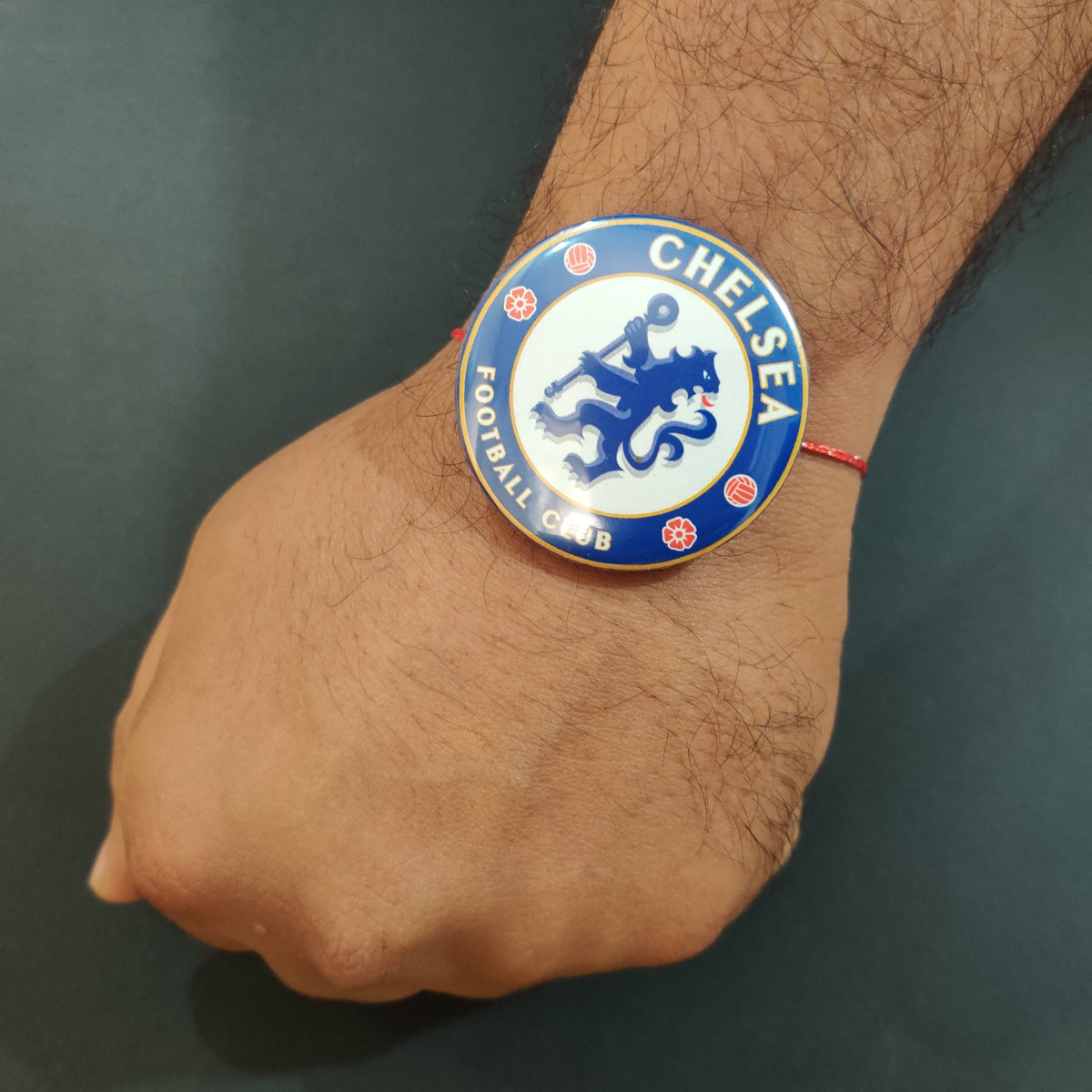 Indianvibez Chelsea Metal Rakhi with Fridge Magnet - Kids Rakhi | Grocsy