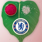 Indianvibez Chelsea Metal Rakhi with Fridge Magnet - Kids Rakhi | Grocsy