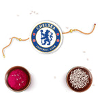 Indianvibez Chelsea Metal Rakhi with Fridge Magnet - Kids Rakhi | Grocsy