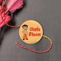 Indianvibez Chota Bheem Metal Rakhi with Fridge Magnet - Kids Rakhi | Grocsy