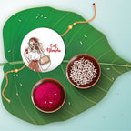 Indianvibez Cool Bhabhi Metal Rakhi/Lumba with Fridge Magnet - Kids Rakhi | Grocsy