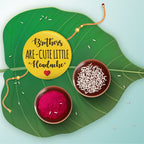 Indianvibez Brothers are Cute Little Headache Metal Rakhi with Fridge Magnet - Kids Rakhi | Grocsy