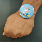 Indianvibez Doraemon Metal Rakhi with Fridge Magnet - Kids Rakhi | Grocsy