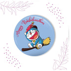 Indianvibez Doraemon Metal Rakhi with Fridge Magnet - Kids Rakhi | Grocsy