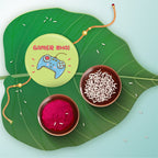 Indianvibez Gamer Bhai Metal Rakhi with Fridge Magnet - Kids Rakhi | Grocsy