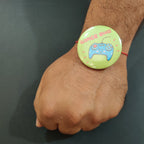 Indianvibez Gamer Bhai Metal Rakhi with Fridge Magnet - Kids Rakhi | Grocsy