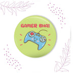Indianvibez Gamer Bhai Metal Rakhi with Fridge Magnet - Kids Rakhi | Grocsy