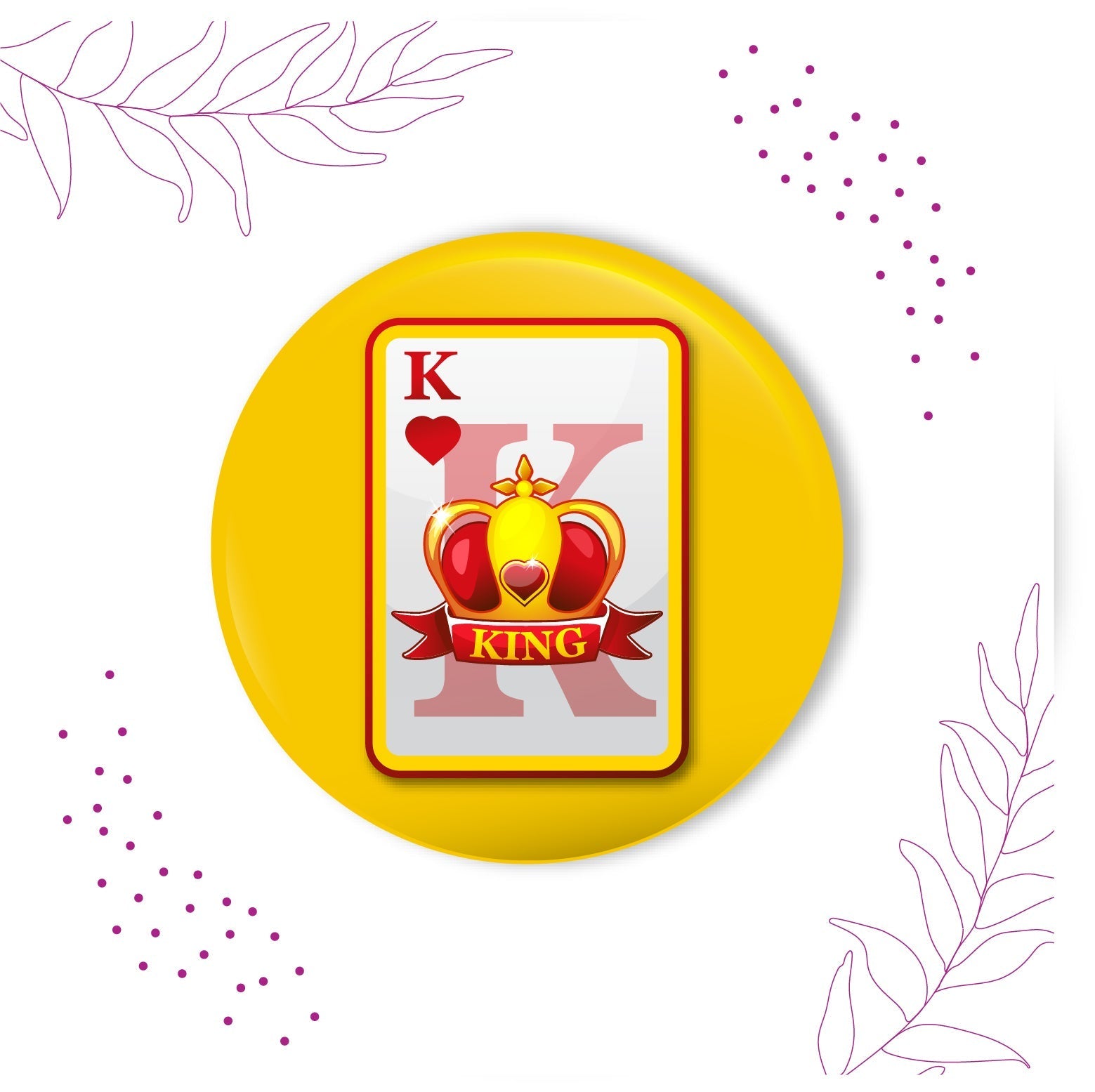 Indianvibez King Bhai Metal Rakhi with Fridge Magnet - Kids Rakhi | Grocsy