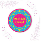 Indianvibez Maa Da Ladla Metal Rakhi with Fridge Magnet - Kids Rakhi | Grocsy