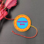 Indianvibez Nautanki Bhai Metal Rakhi with Fridge Magnet - Kids Rakhi | Grocsy
