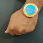 Indianvibez Nautanki Bhai Metal Rakhi with Fridge Magnet - Kids Rakhi | Grocsy
