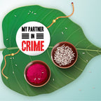 Indianvibez Partner in Crime Metal Rakhi with Fridge Magnet - Kids Rakhi | Grocsy
